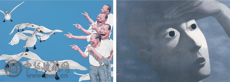 张晓刚 王广义 岳敏君等 2005年年作 人物 纸本 版画