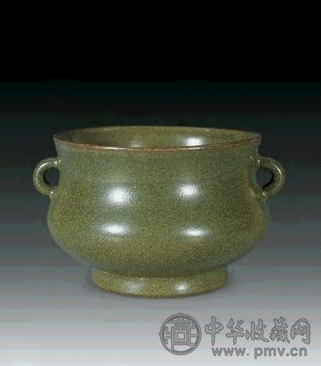 清乾隆 茶叶末香炉