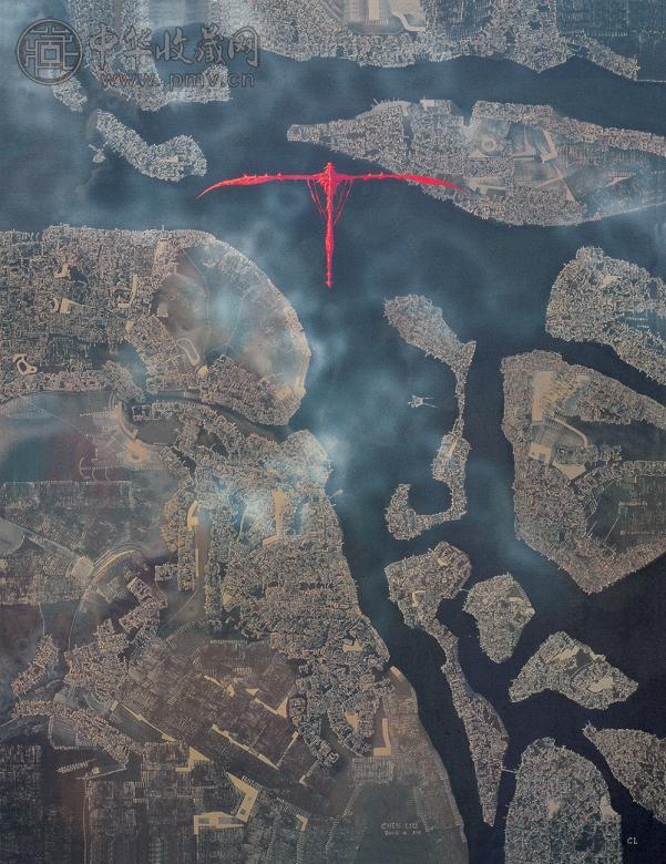 陈流 破碎的天空-10 布面 丙烯