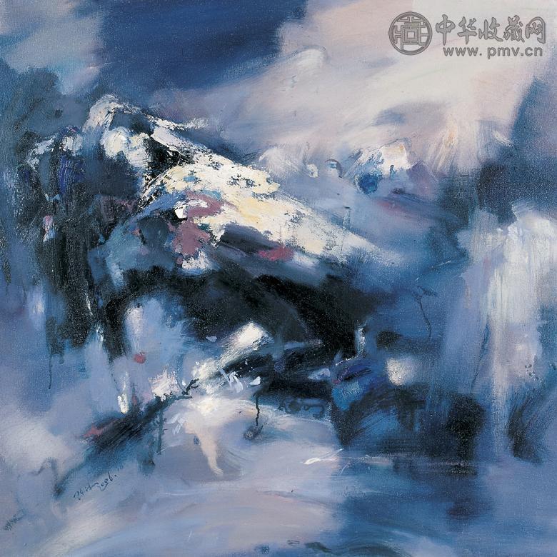 陈湘 空山Ⅰ 布面 油画