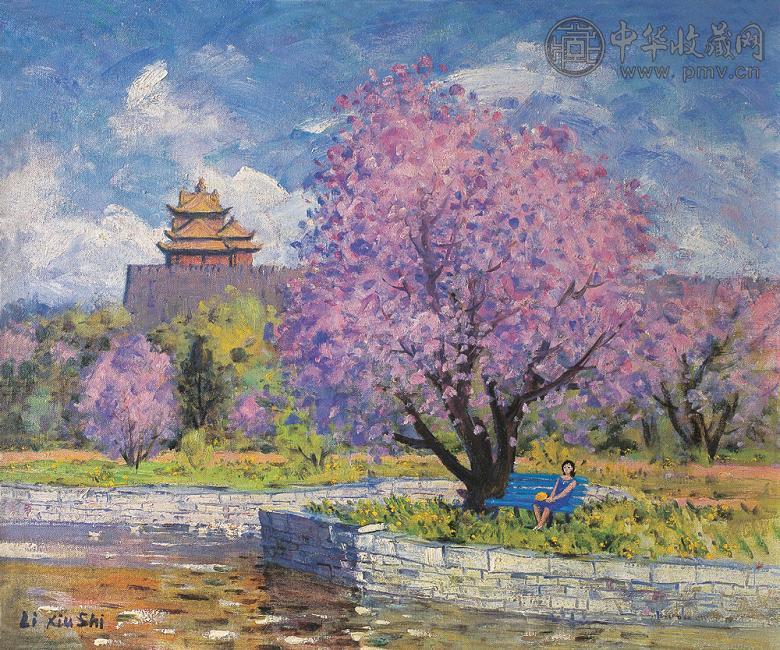 李秀实 故宫角楼 布面 油画