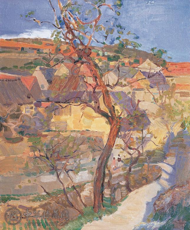 丁一林 早春 布面 油画