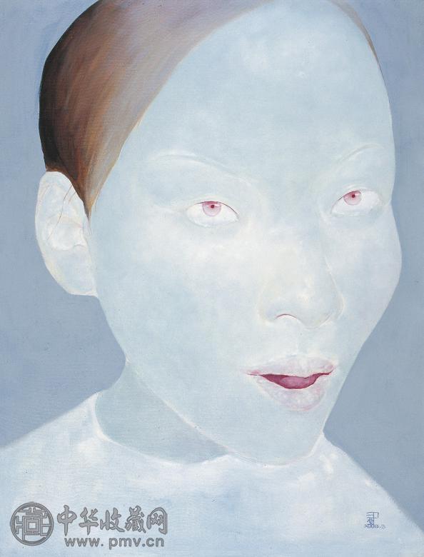 尹堃 2003年作 眺望 布面 油画
