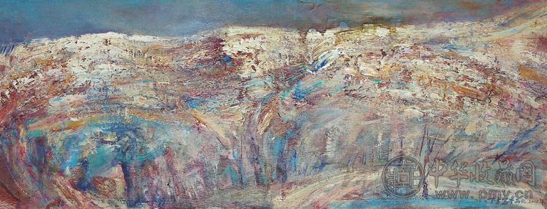 丁方 瑰丽风景 布面 油画