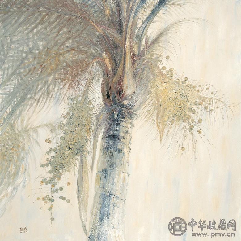 杨诚 2004年作 棕榈树系列之七 布面 油画