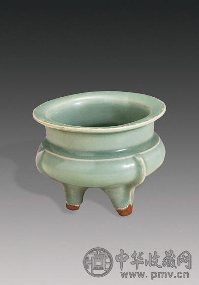 宋 龙泉三足炉
