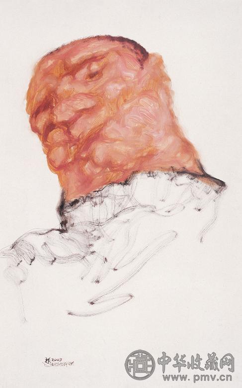 赵能智 2003年作 记忆的碎片 2003NO.6 布面 油画