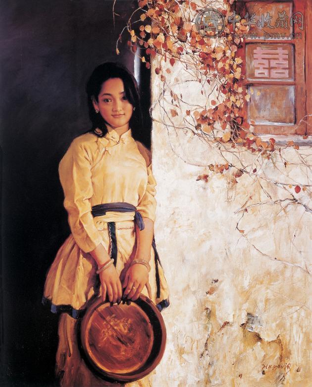 潘鸿海 小芳 纸本 丝网印版画