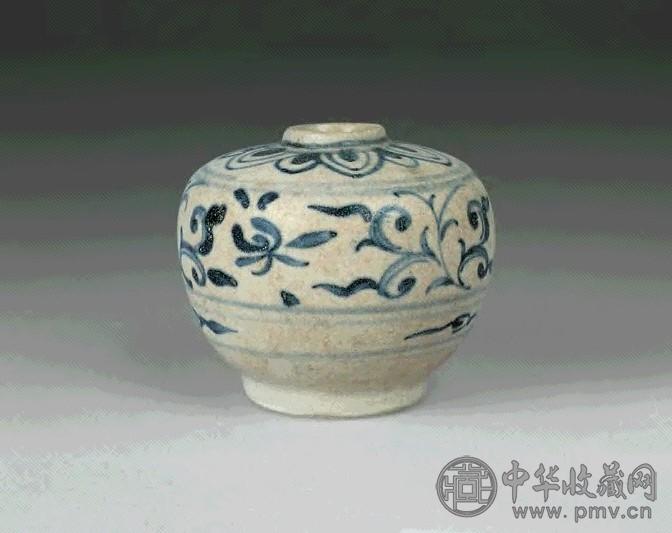 元 青花缠枝莲小罐
