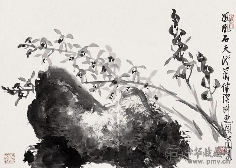 王兰若 兰石 镜心