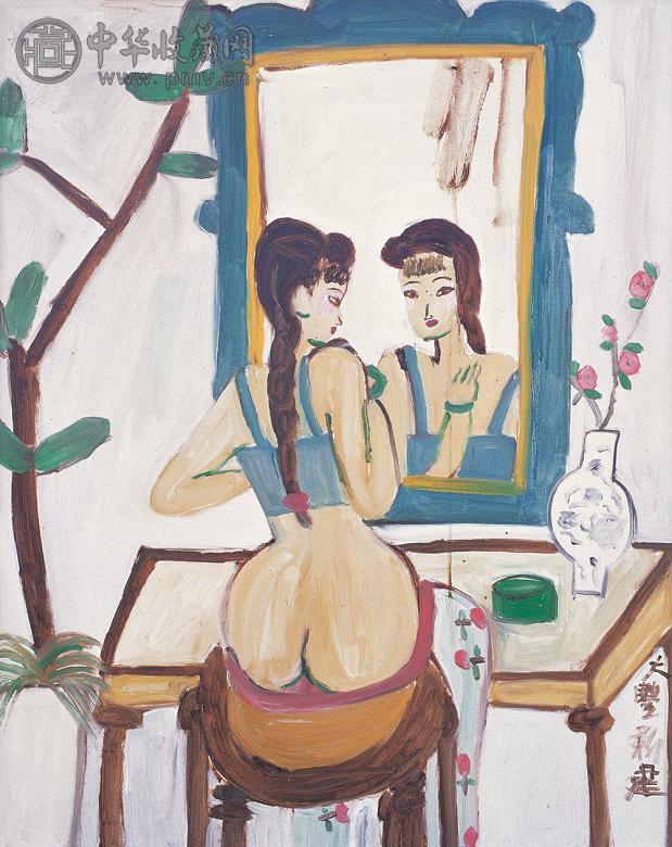 朱新建 美人图 布面 油画