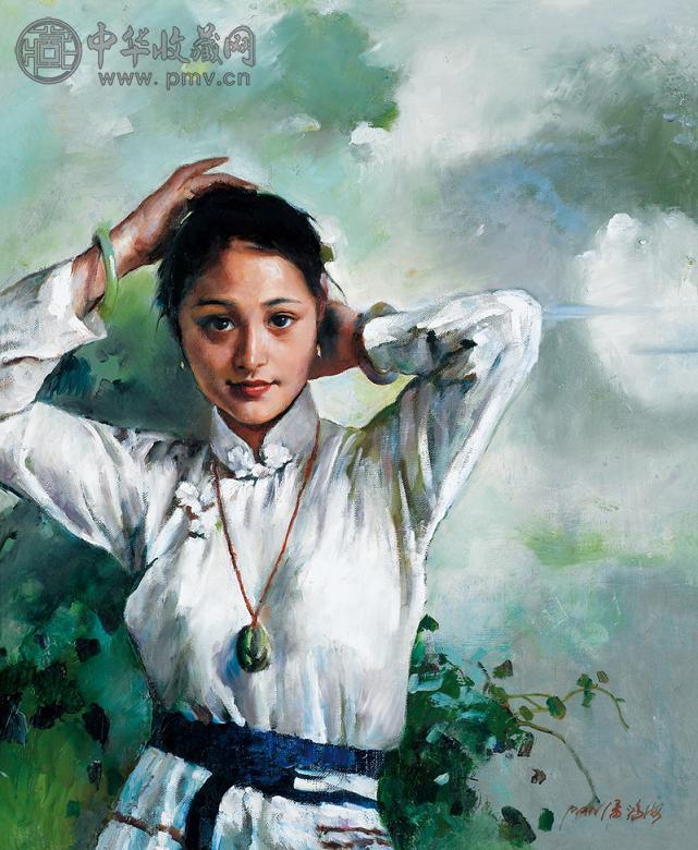 潘鸿海 2006年作 豆蔻年华 布面 油画