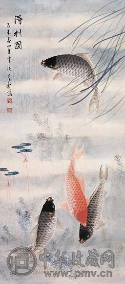 吴青霞 1979年作 得利图 镜心 设色纸本