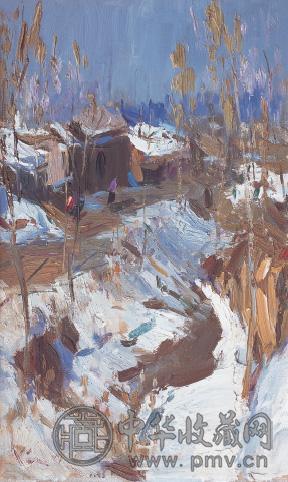 谌北新 融 布面 油画