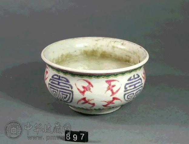 清雍正 粉彩福寿香炉