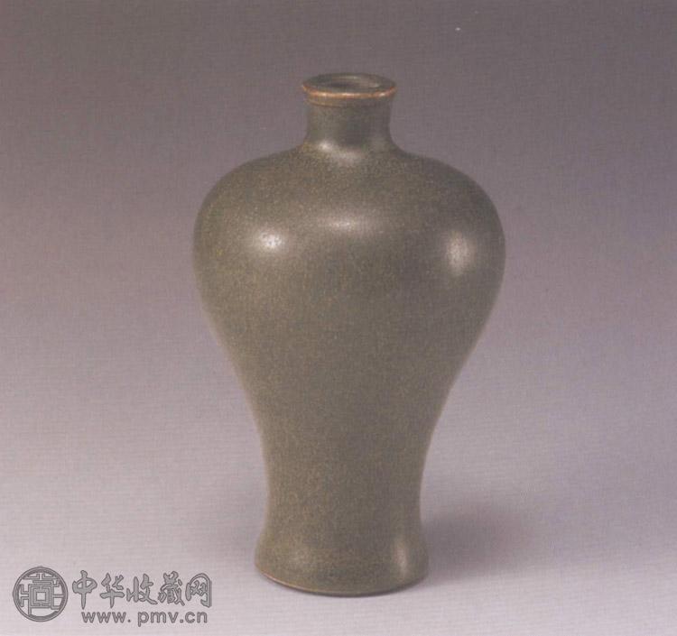 清乾隆 茶叶末釉鼻烟壶