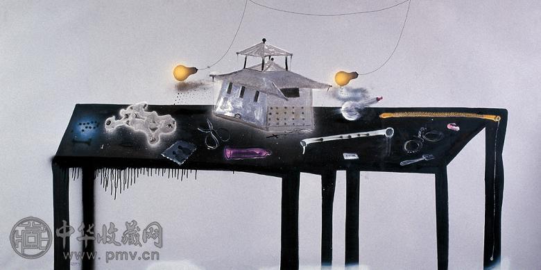 黄宇兴 2002年作 木子美 布面油画