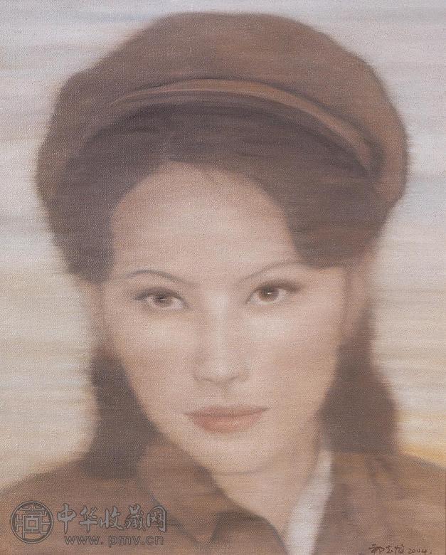 祁志龙 2004年作 青春的形象 布面油画