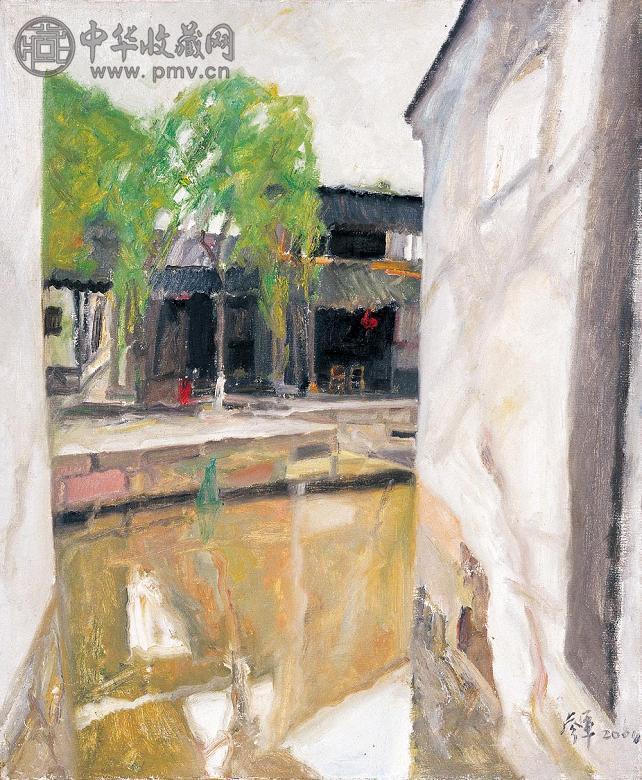 杨参军 2004年作 水乡 布面油画