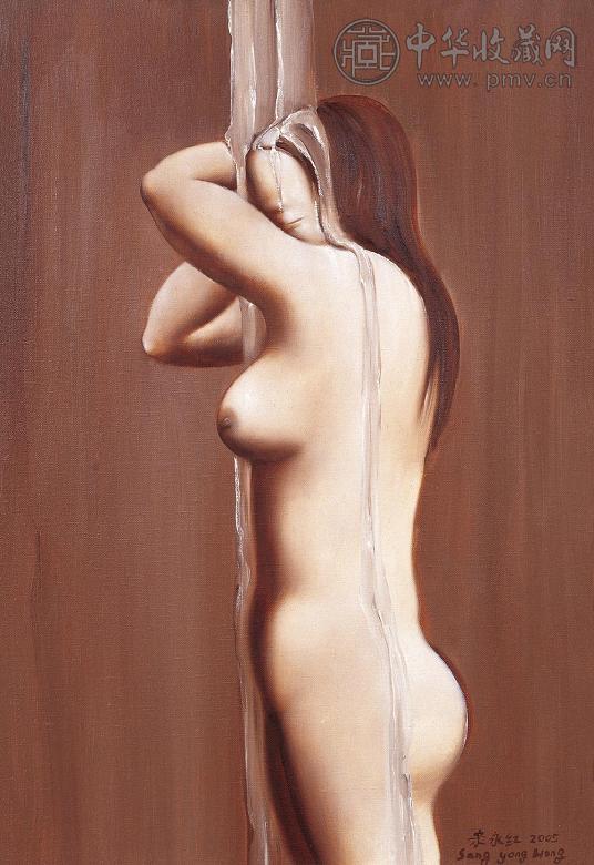宋永红 2005年作 洗浴 布面油画