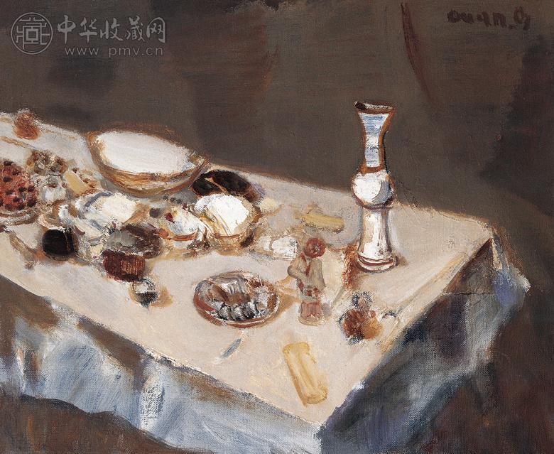 段正渠 2003年作 静物 布面油画