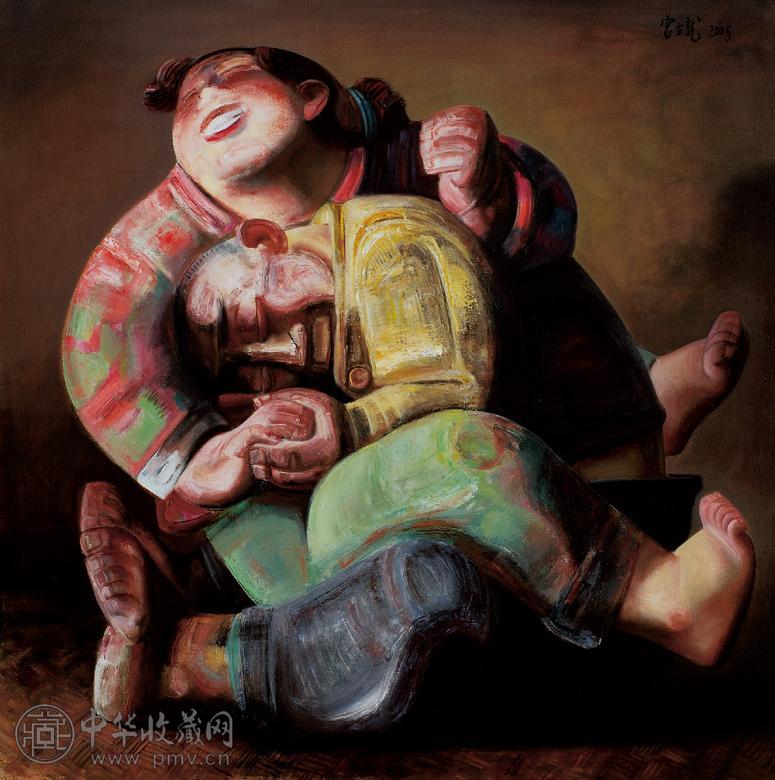宫立龙 2005年作 HH2005 布面油画
