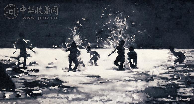 杨少斌 2005年作 震荡之三 布面油画