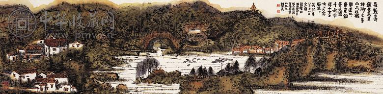 赖少其 1982年作 万里神州图卷 镜心 设色纸本