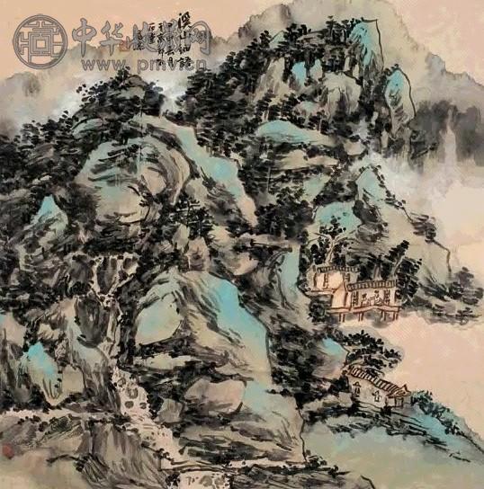 龙瑞 2004年作 溪山细语 镜心 设色纸本