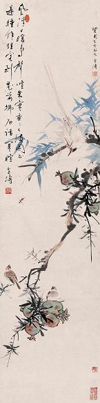 王雪涛 风清日暖 立轴 设色纸本