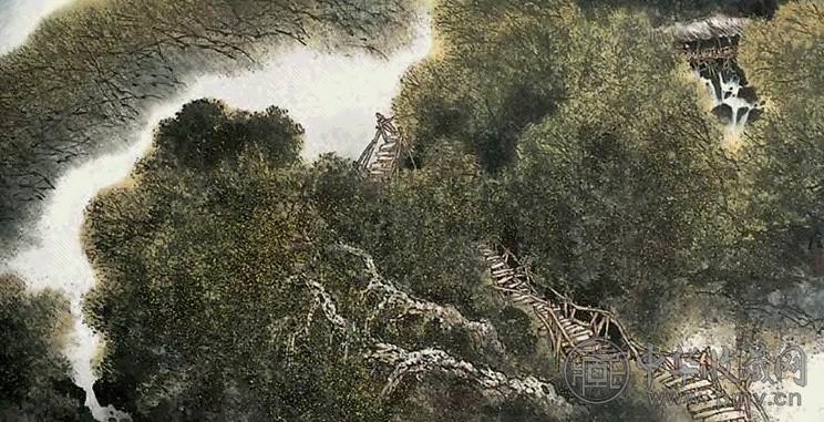 李文信 风景 镜心 设色