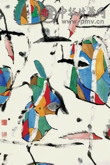 张桂铭 无题 立轴 纸本