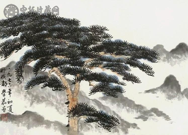 岑学恭 1976年作 山水 册页 纸本