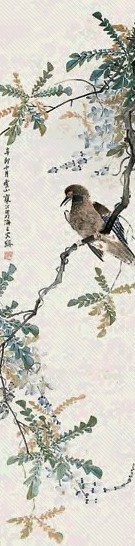 江寒汀 花鸟 立轴 设色