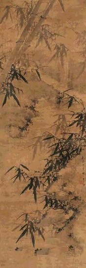 李方膺 1746年作 墨竹 立轴 绢本