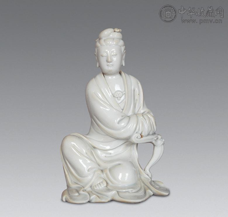 清康熙 德化窑观音像