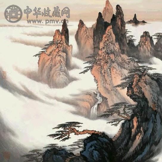 苏春生 黄海奇峰 镜片 纸本