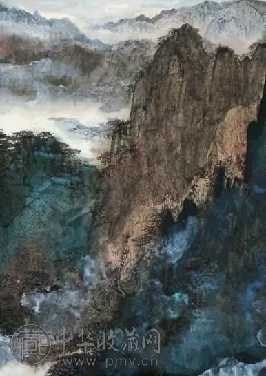 宋文治 山水 镜心 设色纸本