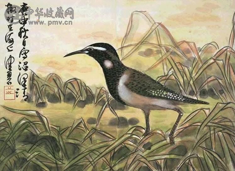 陈佩秋 1980年作 花鸟 镜心 设色纸本