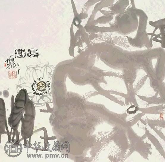 潘公恺 晨香 镜心 设色纸本