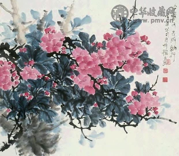 郭怡琮 金春 立轴 设色