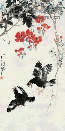 王雪涛 花鸟 镜心 设色纸本