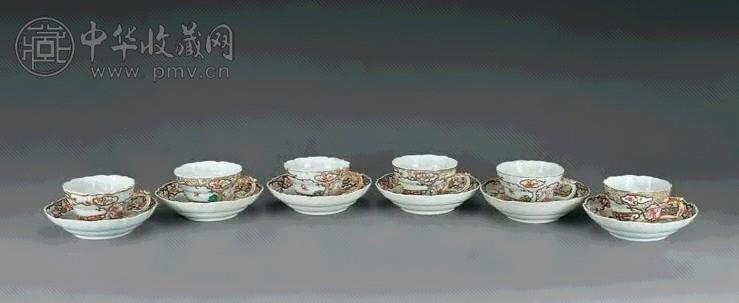 清乾隆 粉彩人物盆(1套/12件)