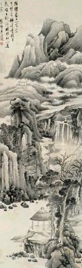 龚娴 山水 立轴 水墨