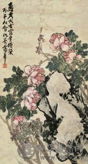 蒲华 大富贵 立轴 纸本