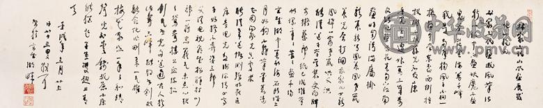 林散之 1982年作 草书十绝句 手卷 水墨纸本