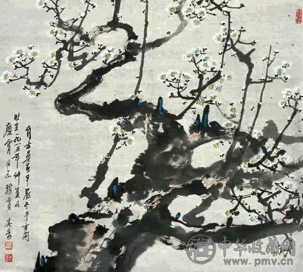 宗其香 梅花 立轴 设色