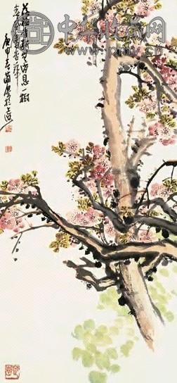 曹简楼 花卉 轴