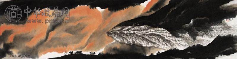 贾又福 彩云之间 设色纸本