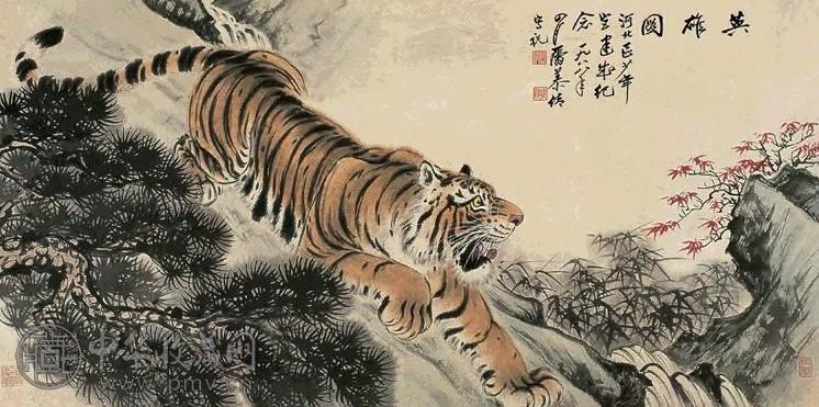 慕凌飞 英雄图 镜心 设色纸本